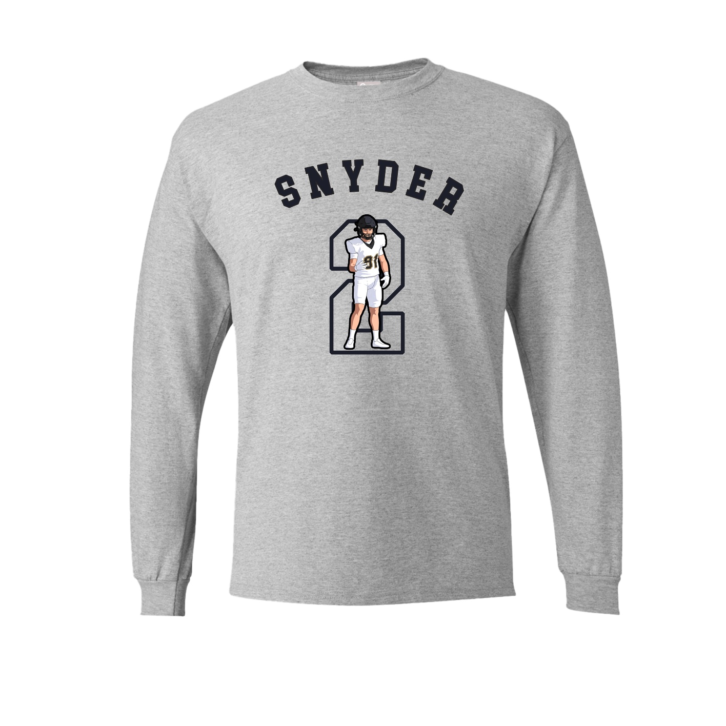 Long Sleeve Tee — Shirsey Arch in Grey