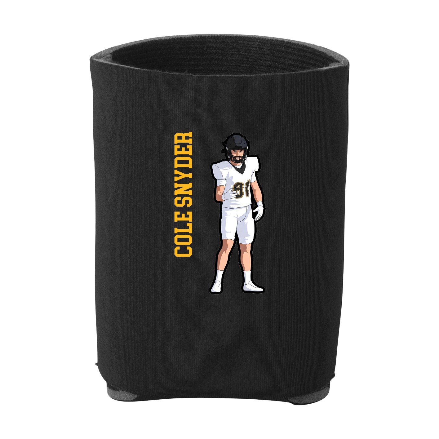 Can Holder — Name Vertical in Black