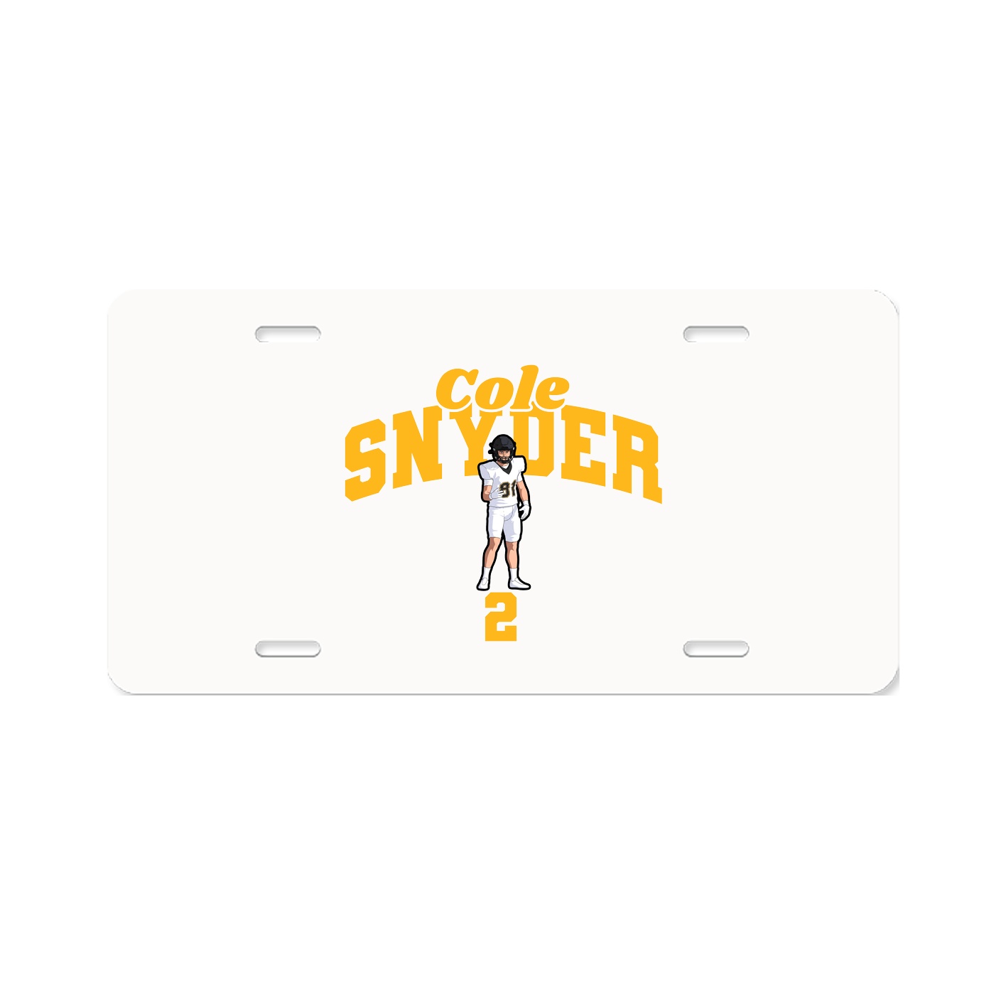 License Plate — Signature Arch in Classic