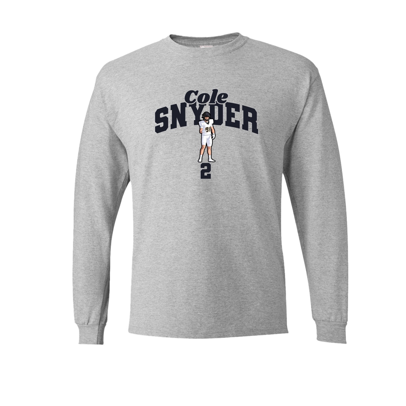 Long Sleeve Tee — Signature Arch in Grey