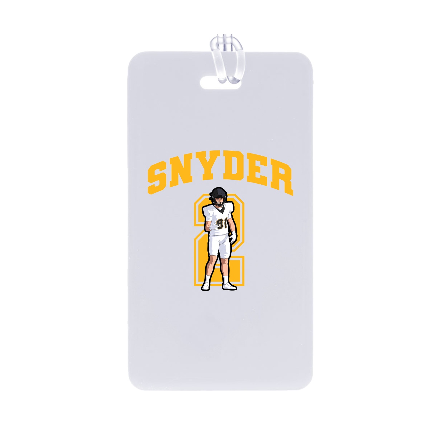 Bag Tag — Number in Classic