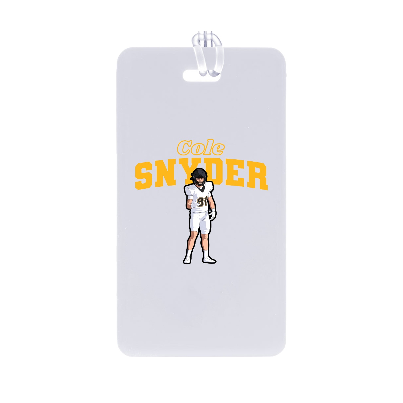 Bag Tag — Name Arch in Classic