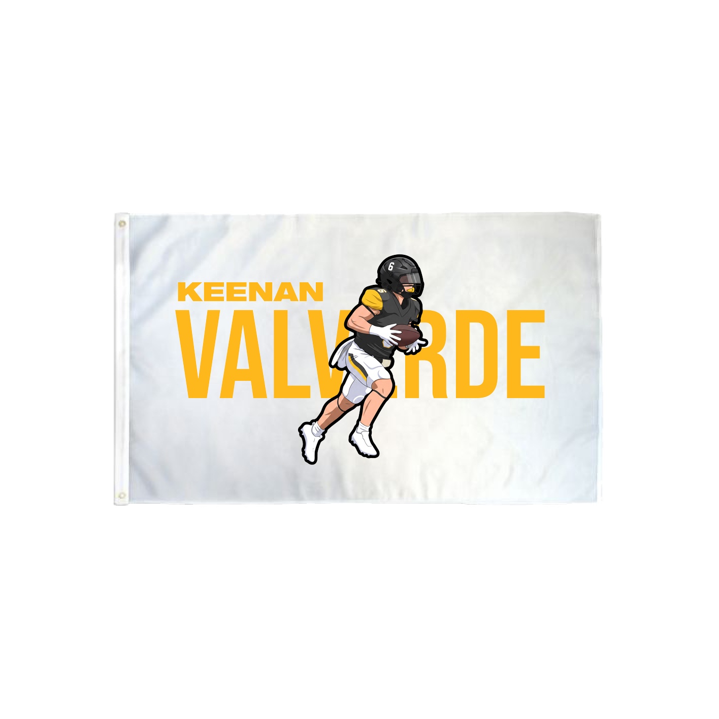 3x5 Flag — Player Name in Classic
