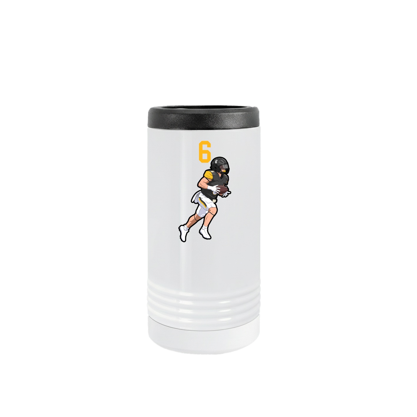 Slim Beverage Holder — Number Top in White