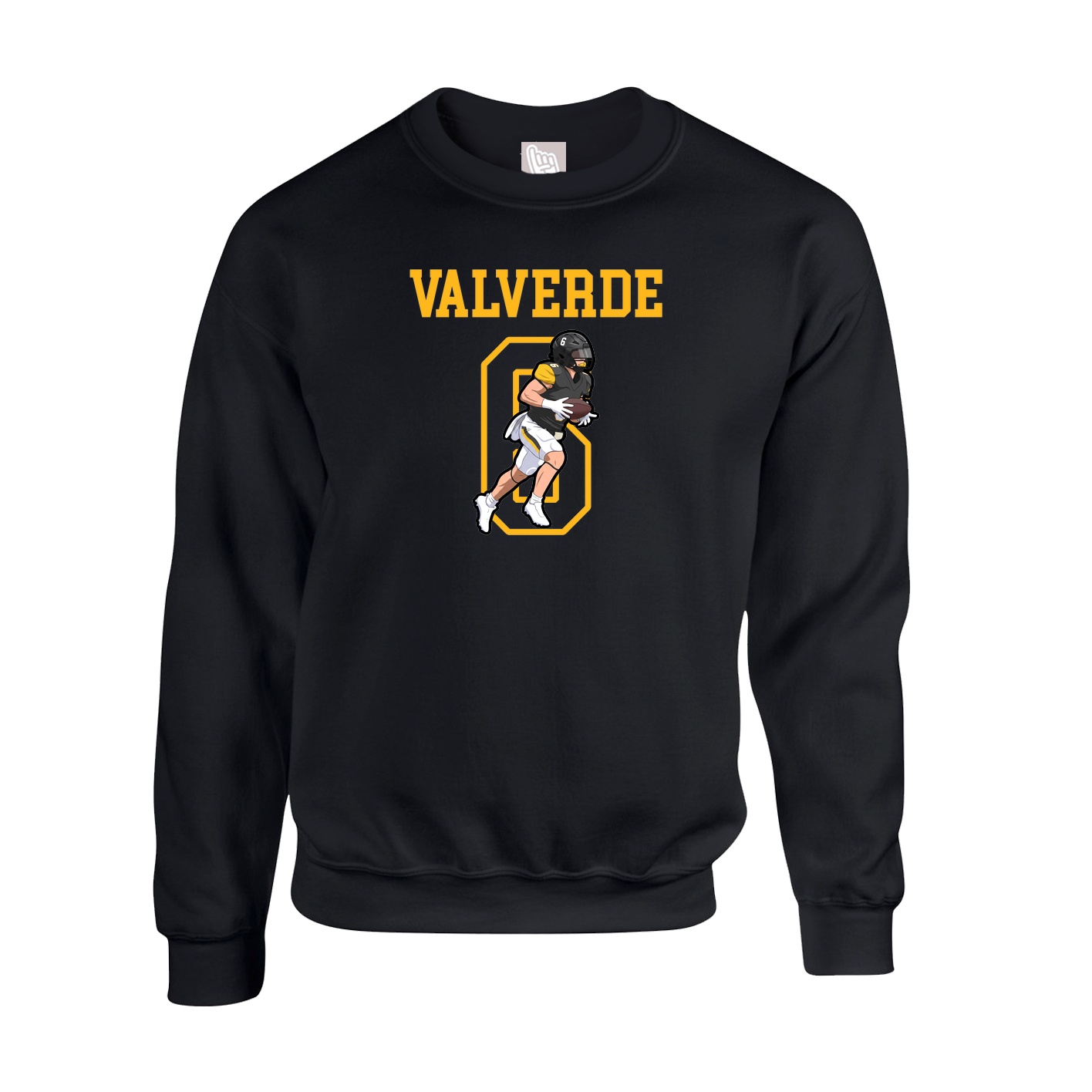 Fleece Crew — Shirsey in Black