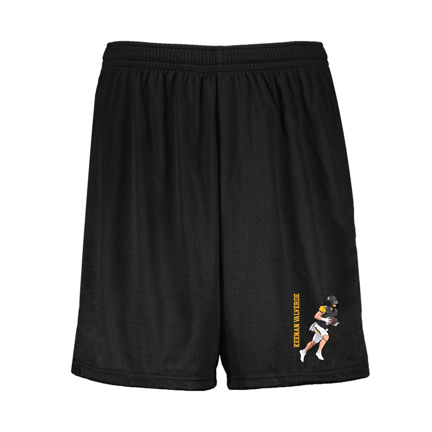 Shorts — Name Vertical in Black