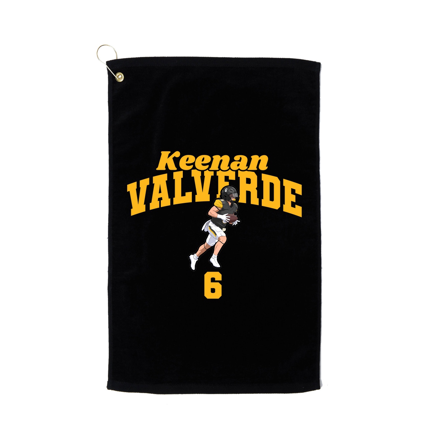 Golf Towel — Signature Arch in Black
