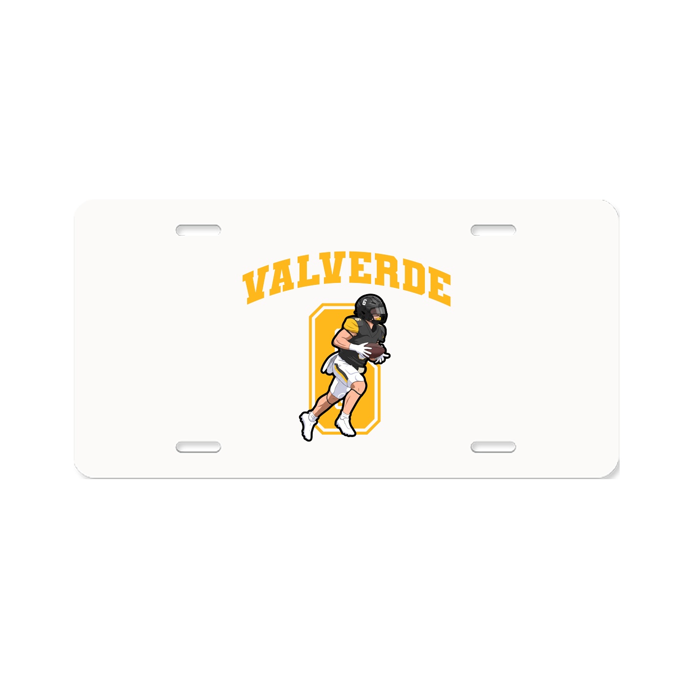 License Plate — Number in Classic