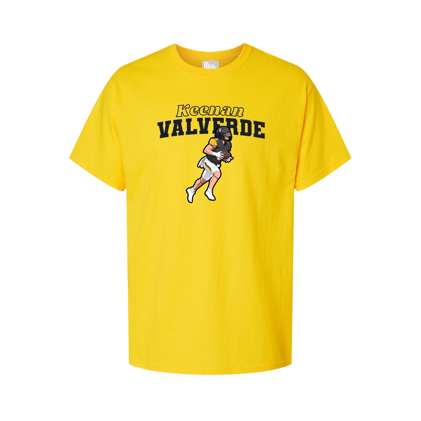 Youth Tee — Name Arch in Gold