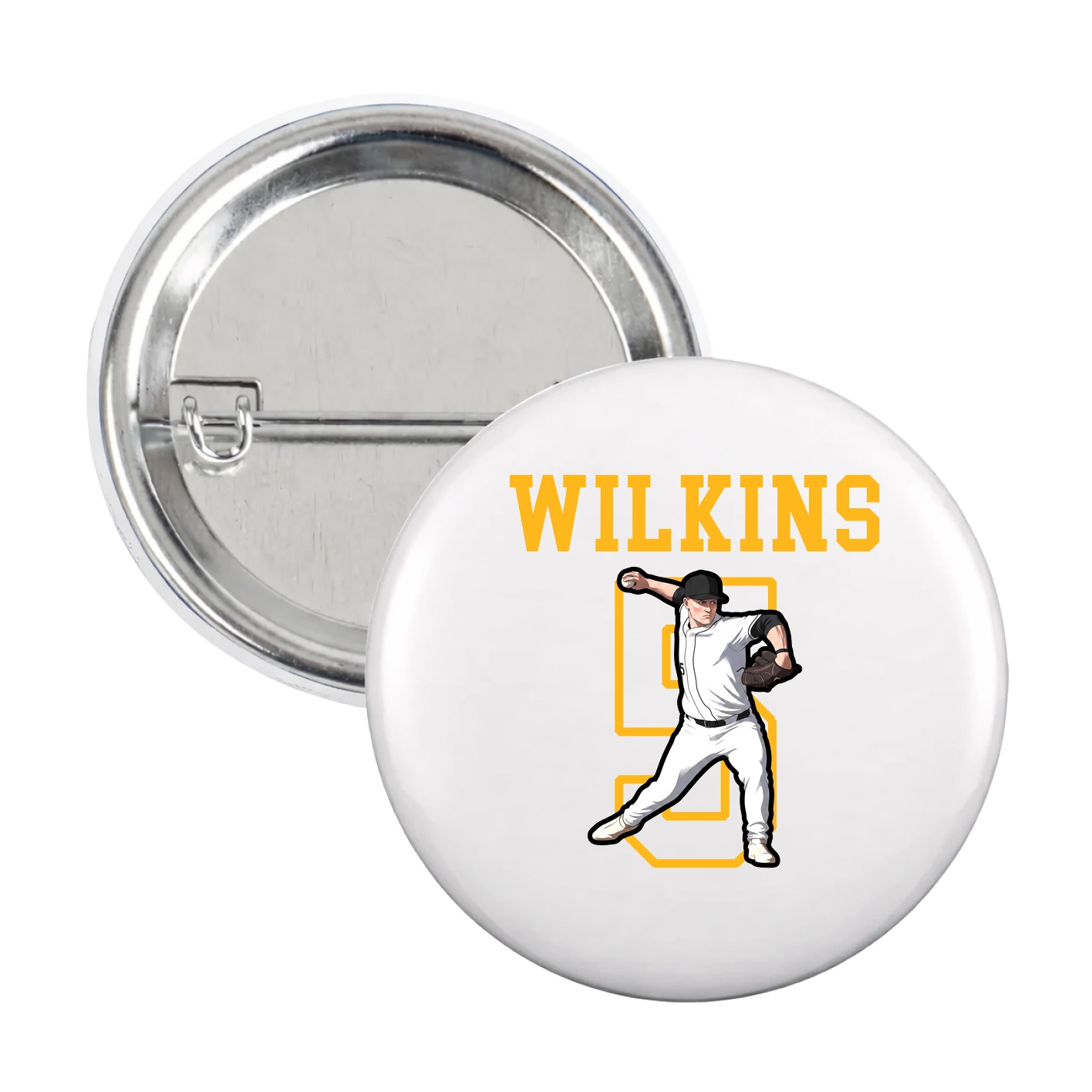 Game Day Button — Shirsey in White