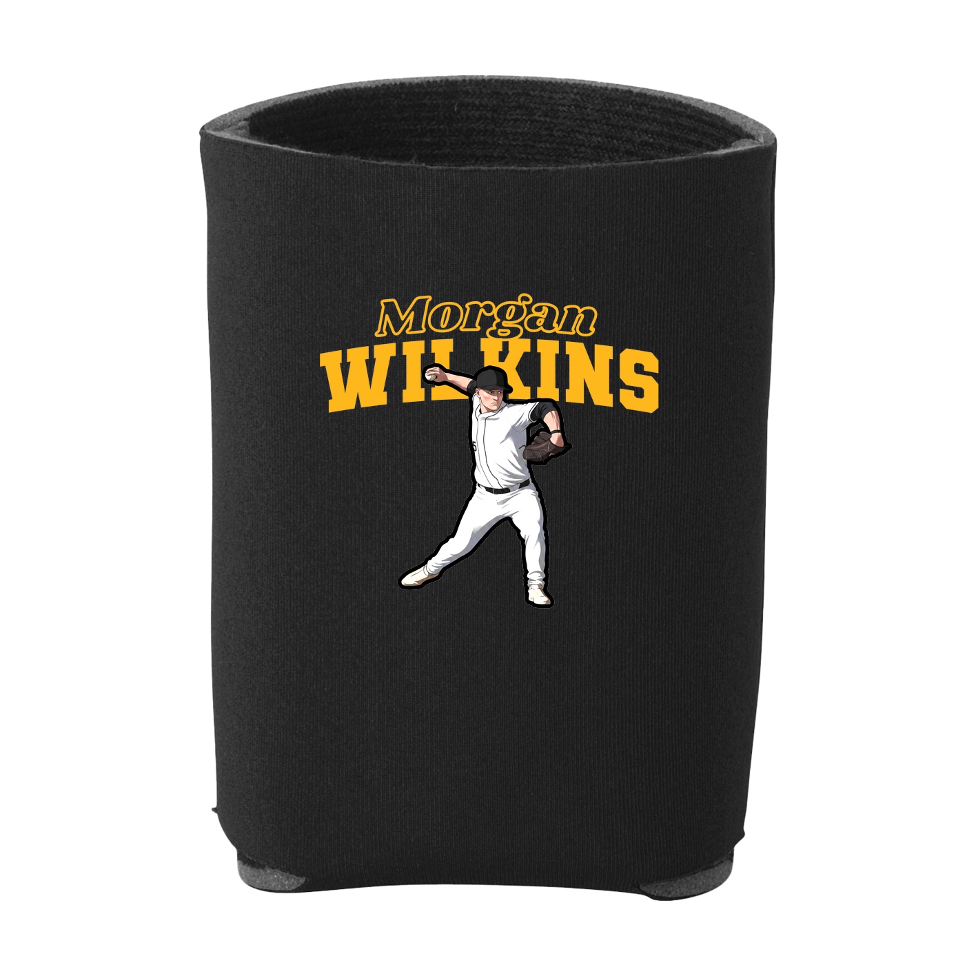 Can Holder — Name Arch in Black