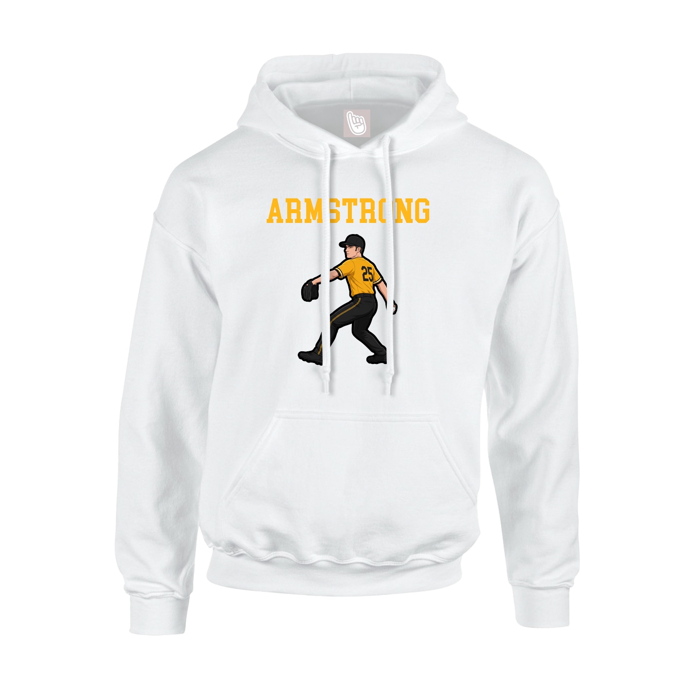 Hoodie — Shirsey in White