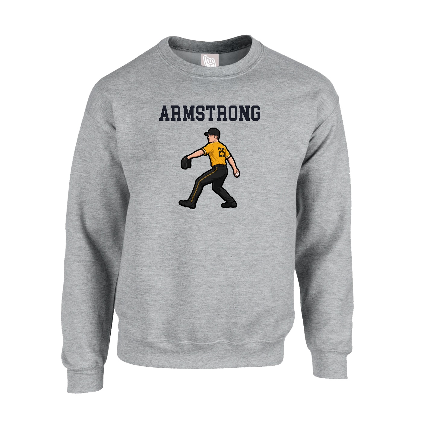 Fleece Crew — Shirsey in Grey