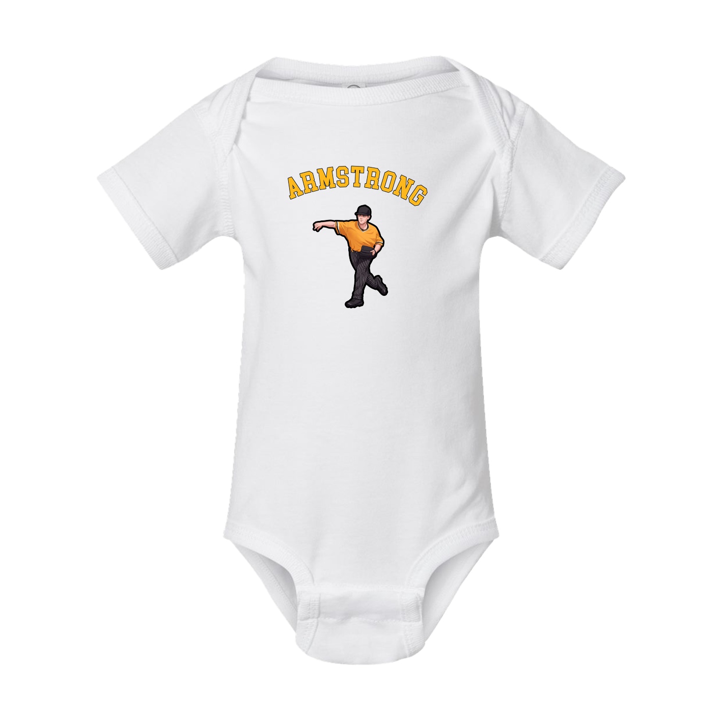 Baby Onesie — Shirsey Arch in White