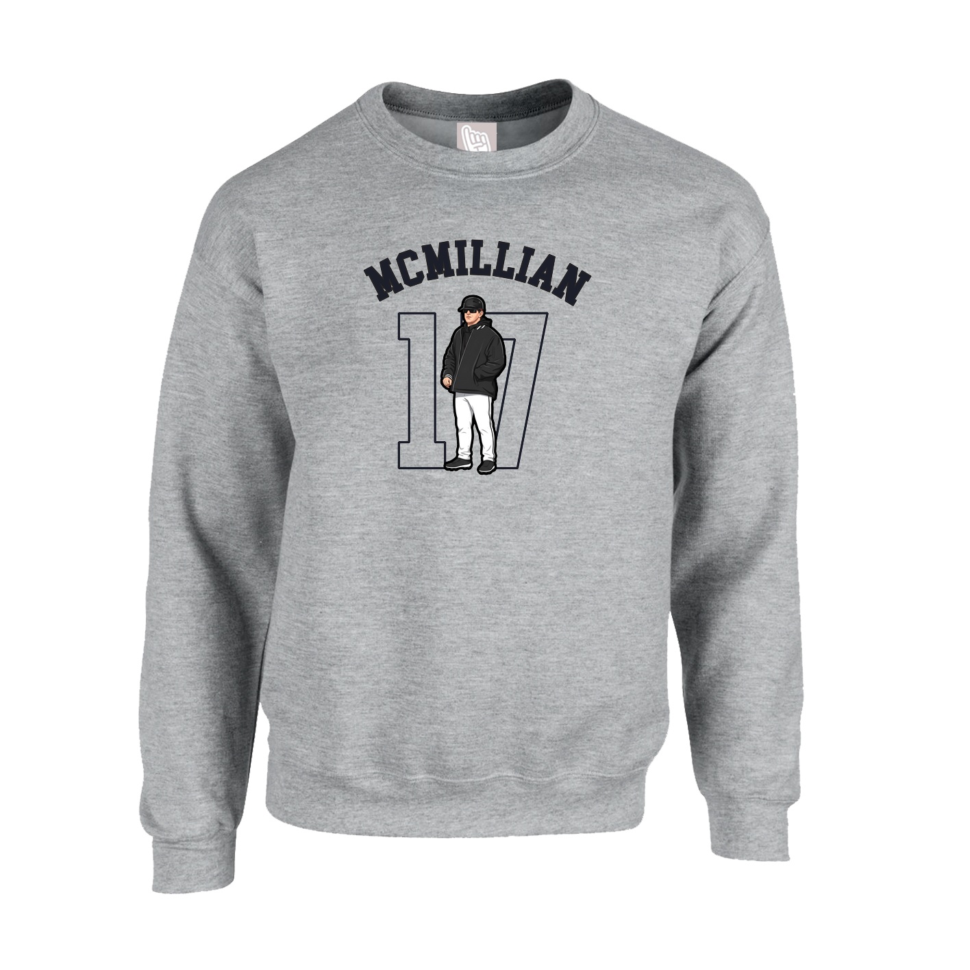 Fleece Crew — Classic in Grey