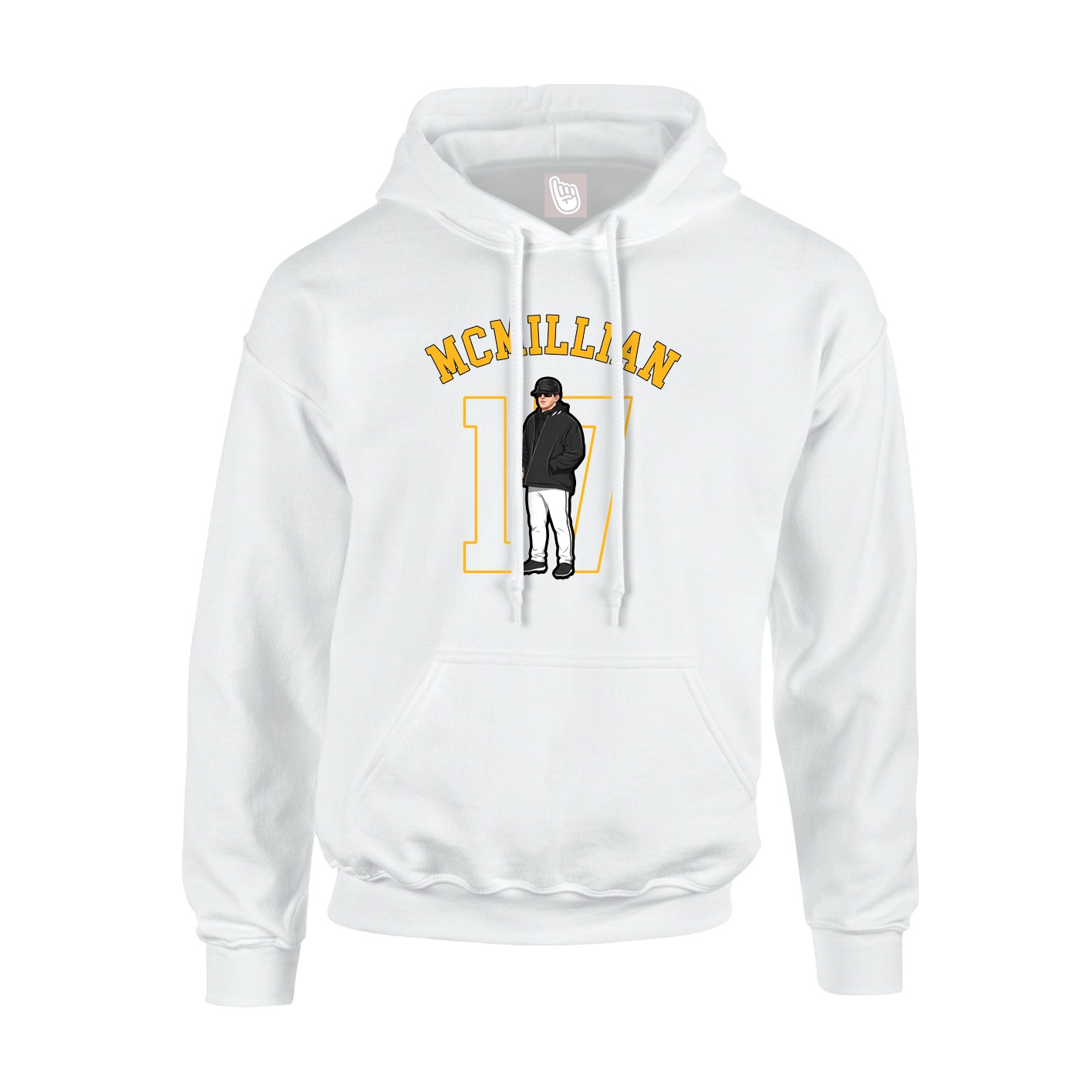 Youth Hoodie — Classic in White
