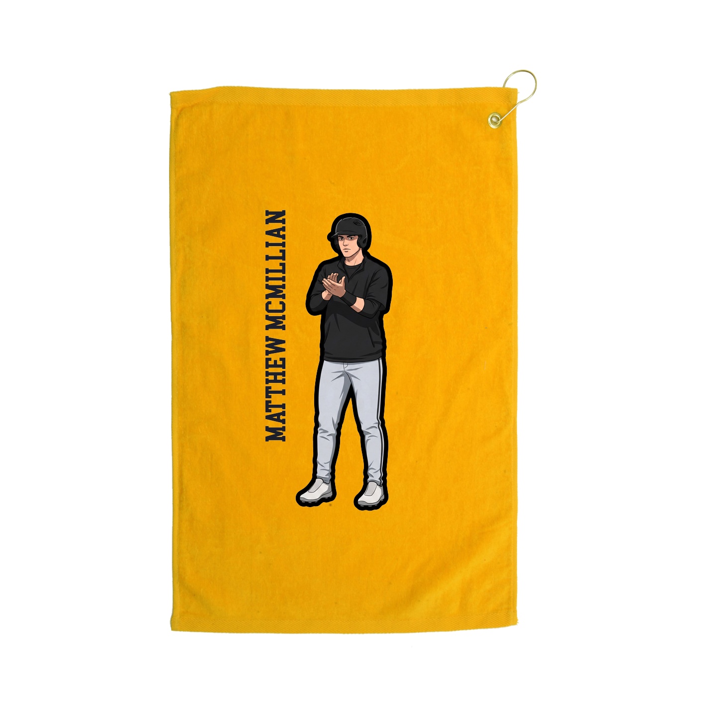 Golf Towel — Classic in Gold