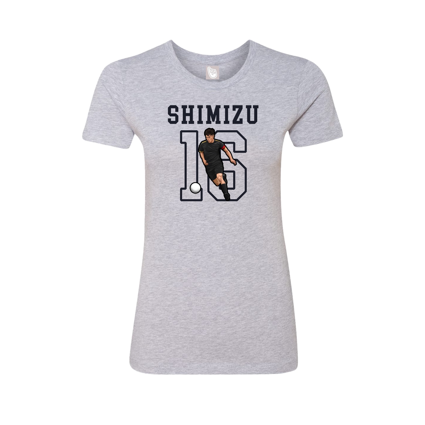 Fitted Women's Tee — Shirsey in Grey
