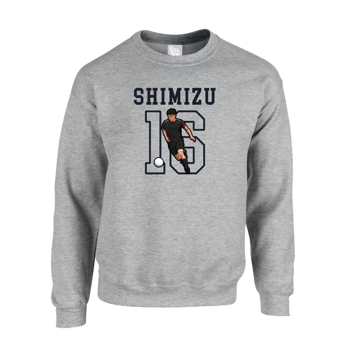 Fleece Crew — Shirsey in Grey