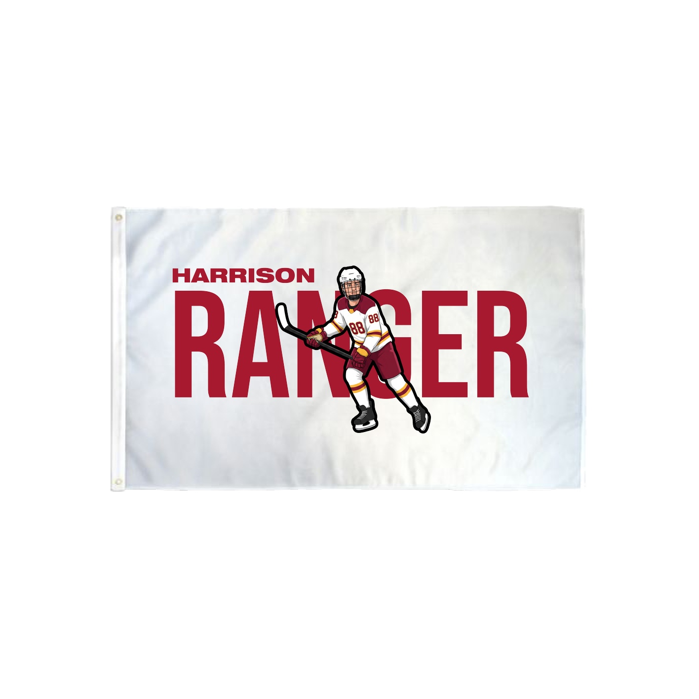 3x5 Flag — Player Name in Classic