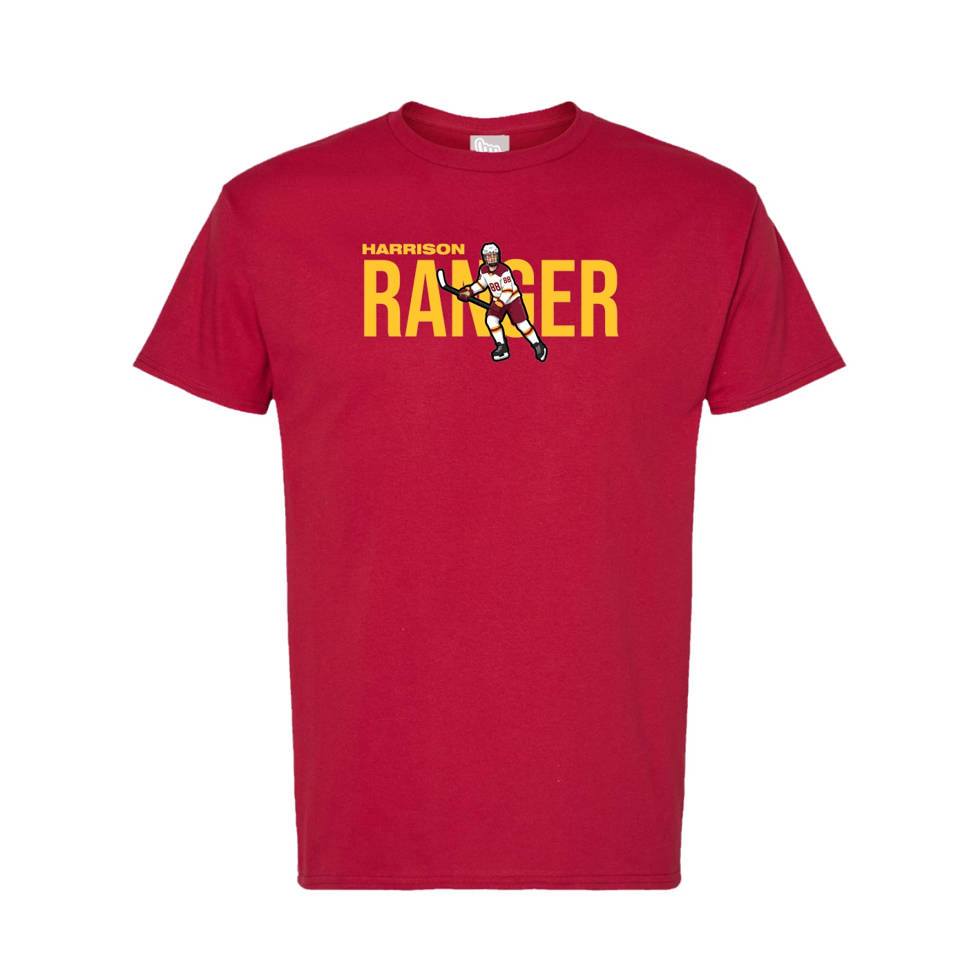 Tee — Player Name in Crimson