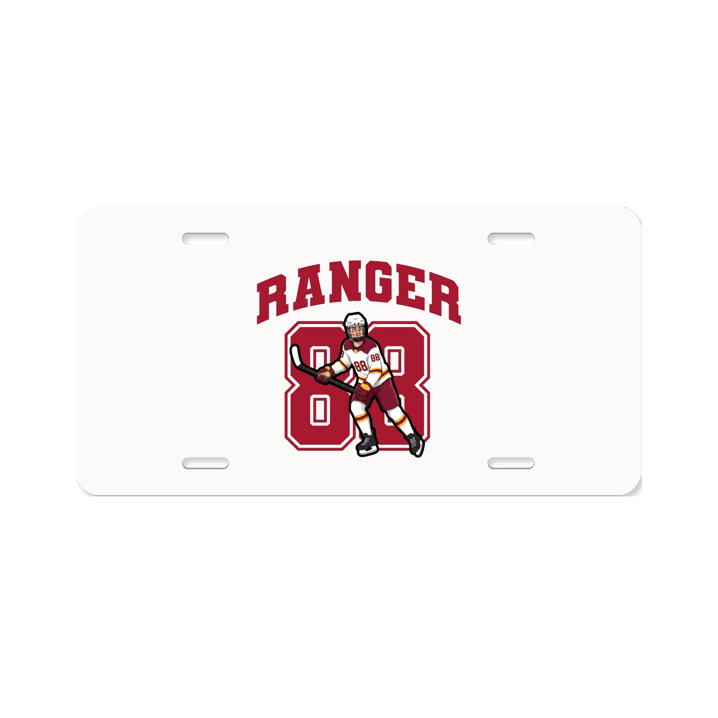 License Plate — Number in Classic
