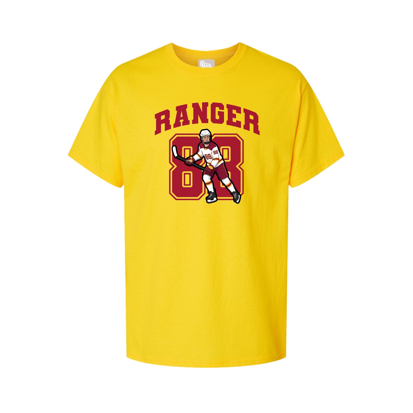 Youth Tee — Number in Gold