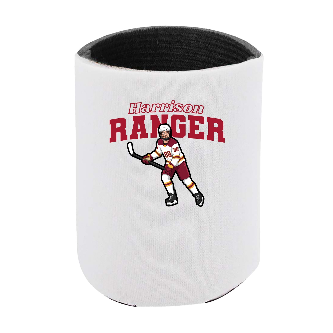 Can Holder — Name Arch in White