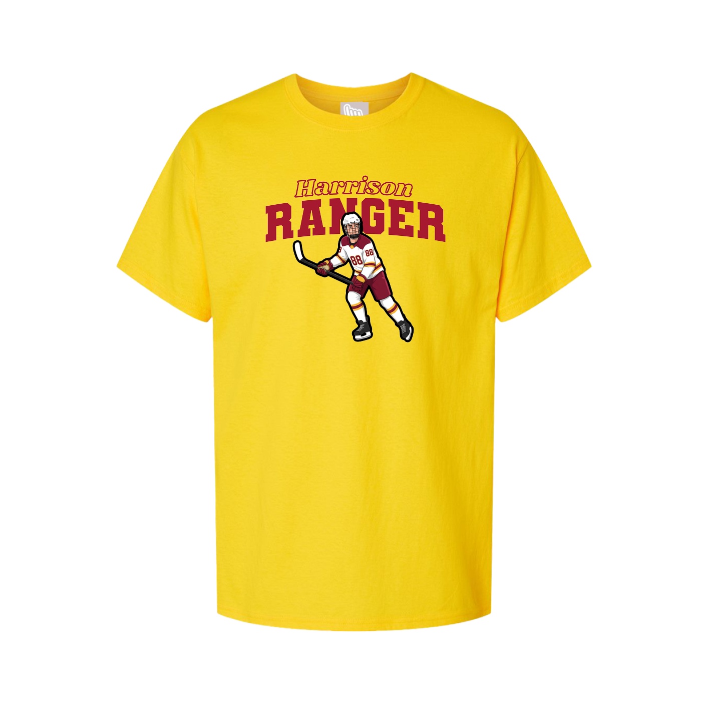 Tee — Name Arch in Gold