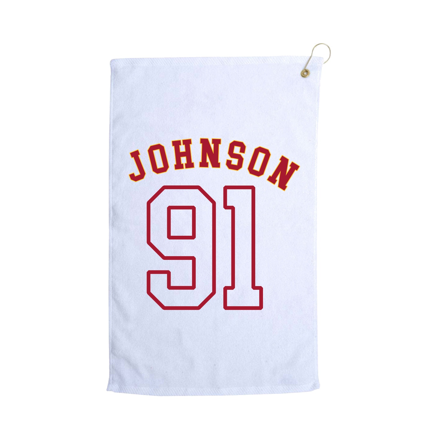 Golf Towel — Shirsey Arch in White