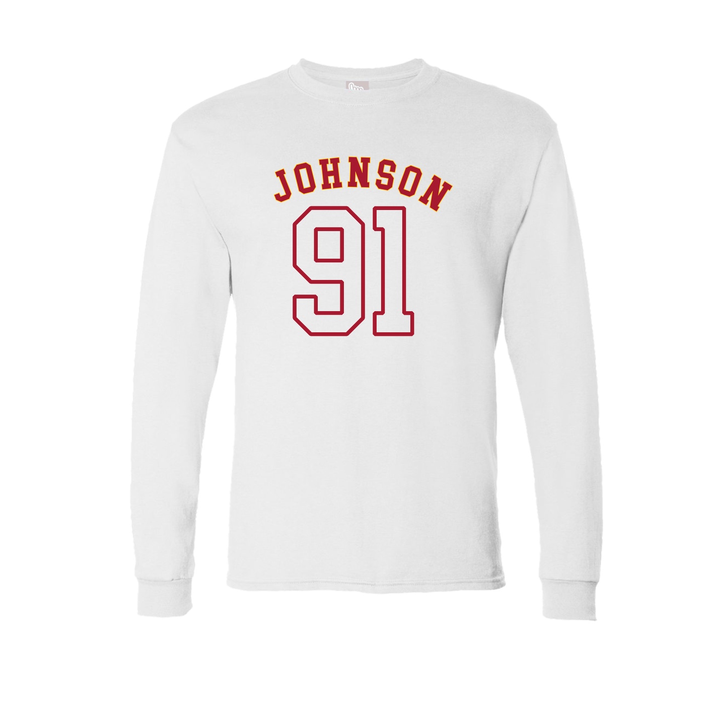 Long Sleeve Tee — Shirsey Arch in White