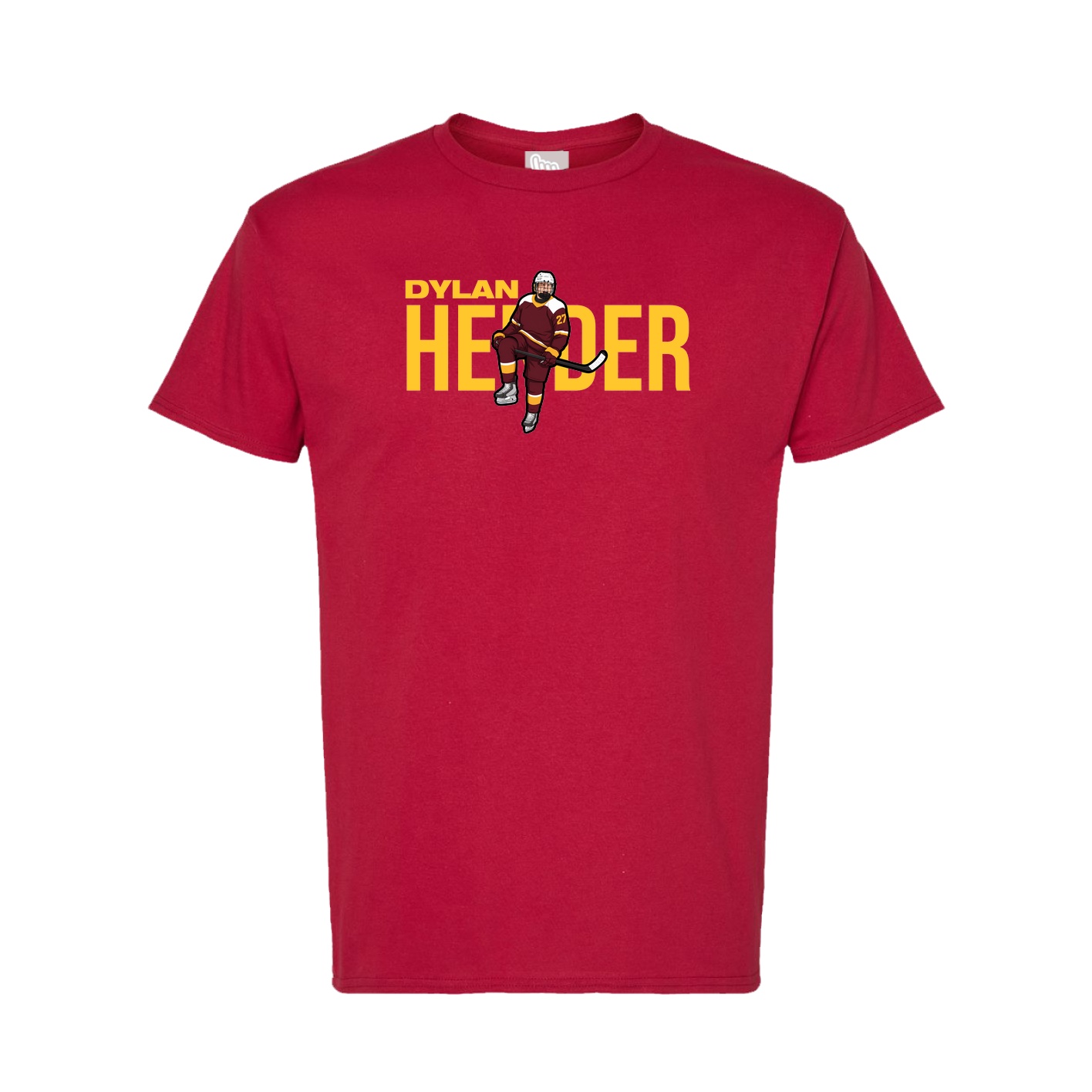Tee — Player Name in Crimson