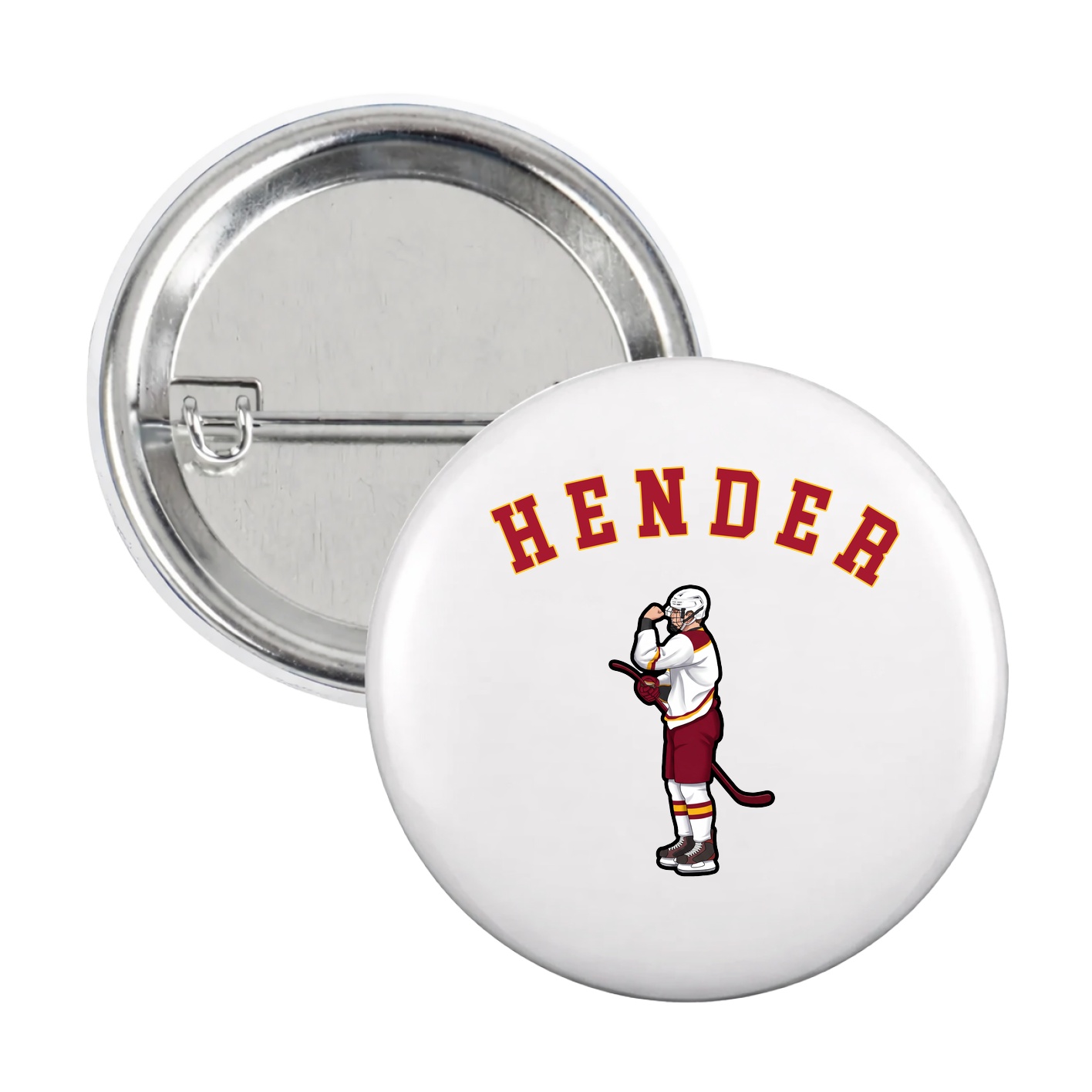 Game Day Button — Shirsey Arch in White