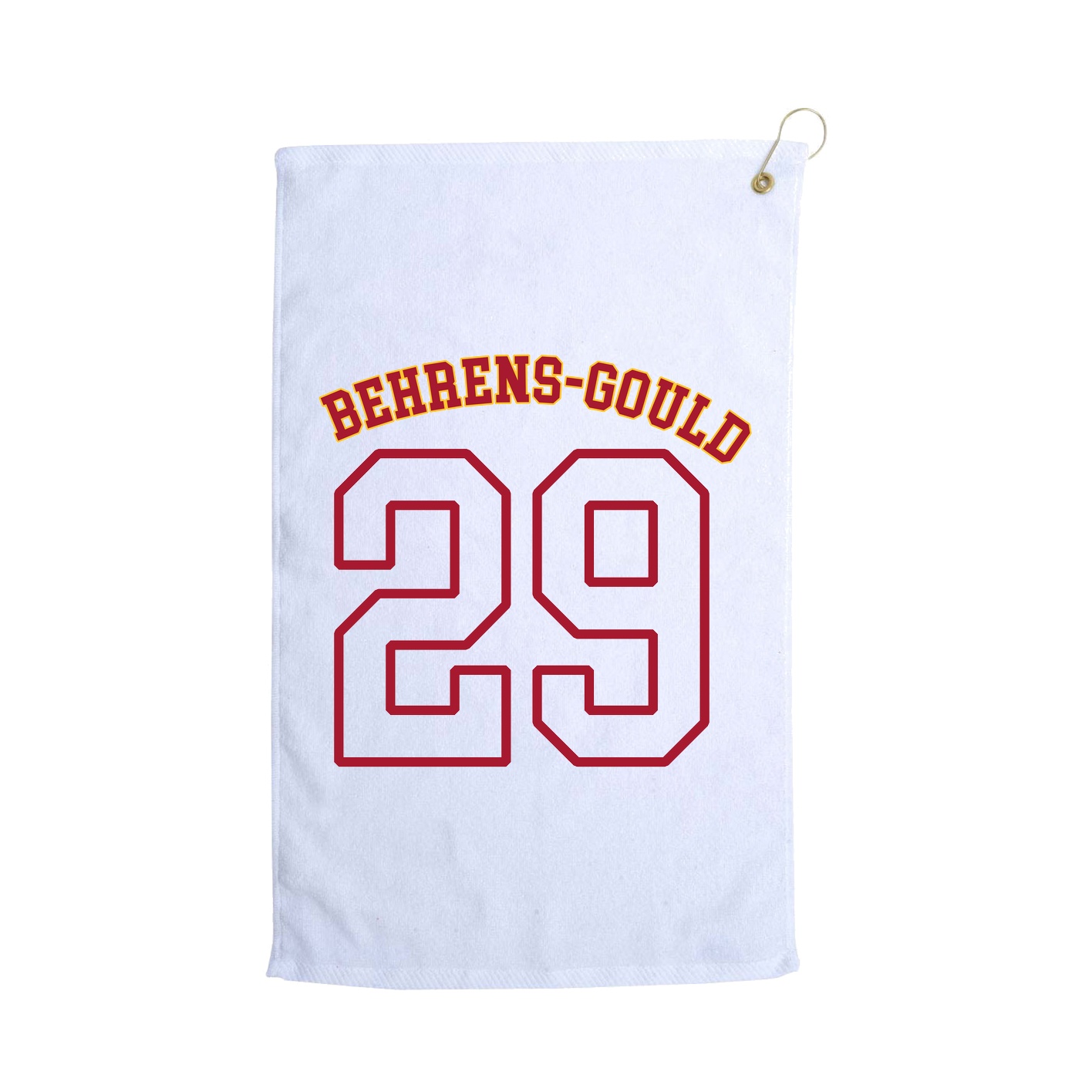 Golf Towel — Shirsey Arch in White