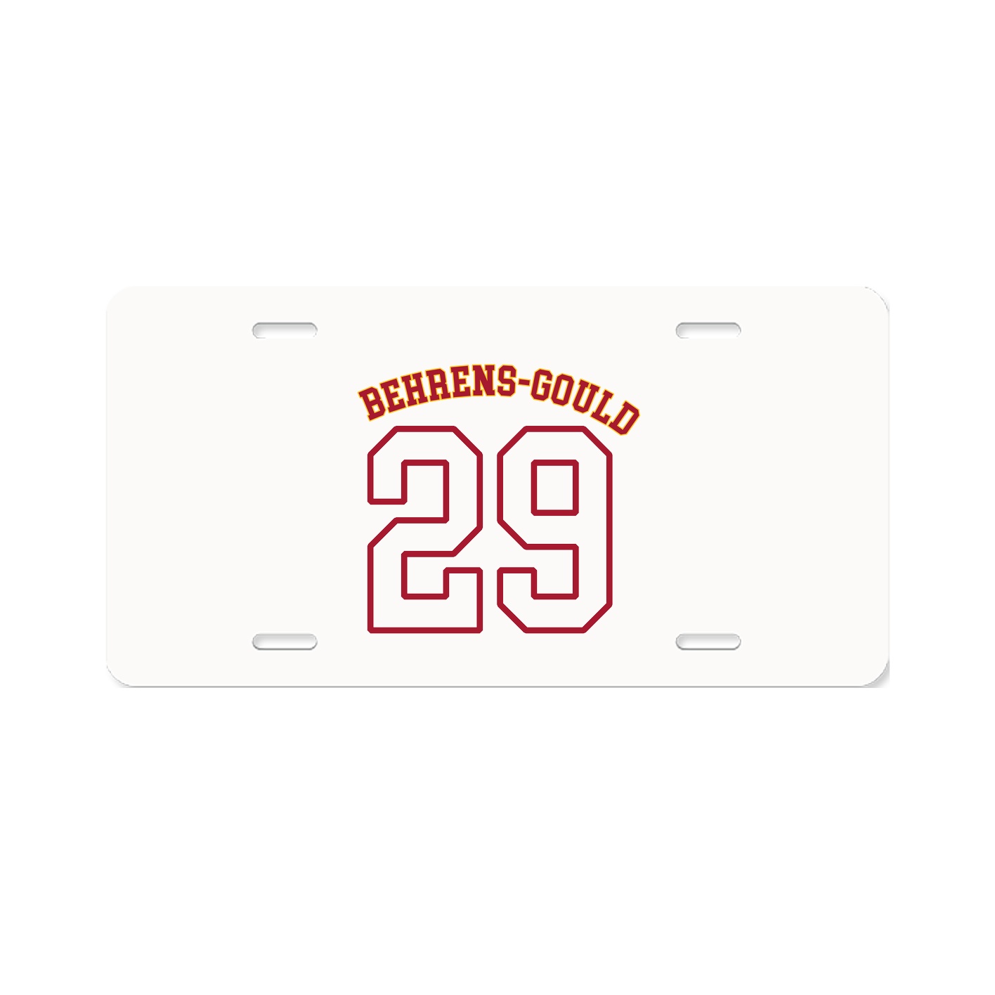 License Plate — Shirsey Arch in Classic