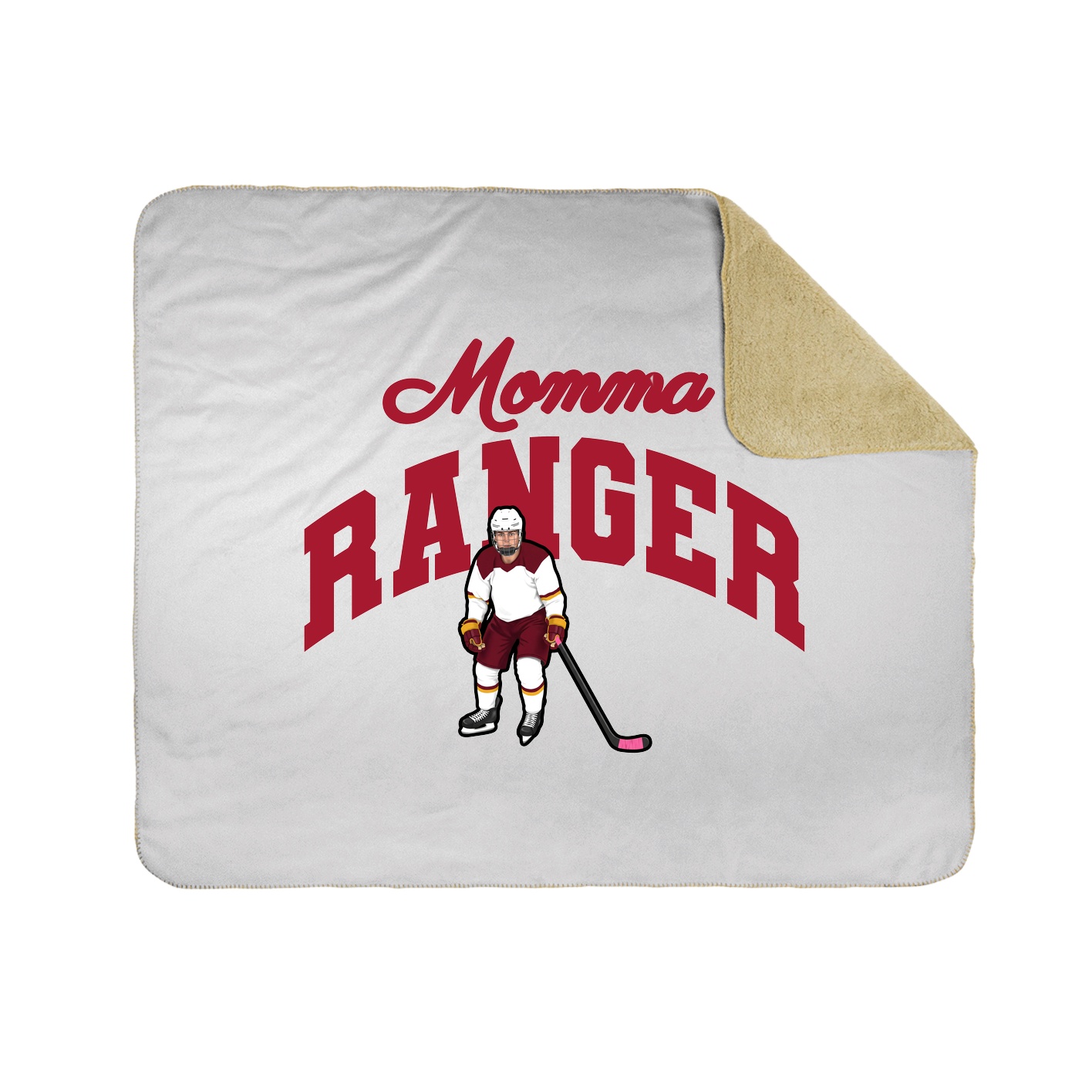 Throw Blanket — Mothers Day Arch in White