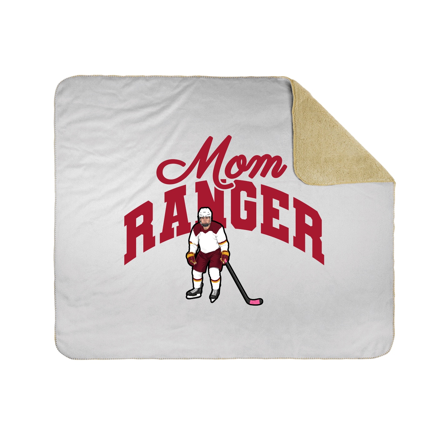Throw Blanket — Mothers Day Arch in White