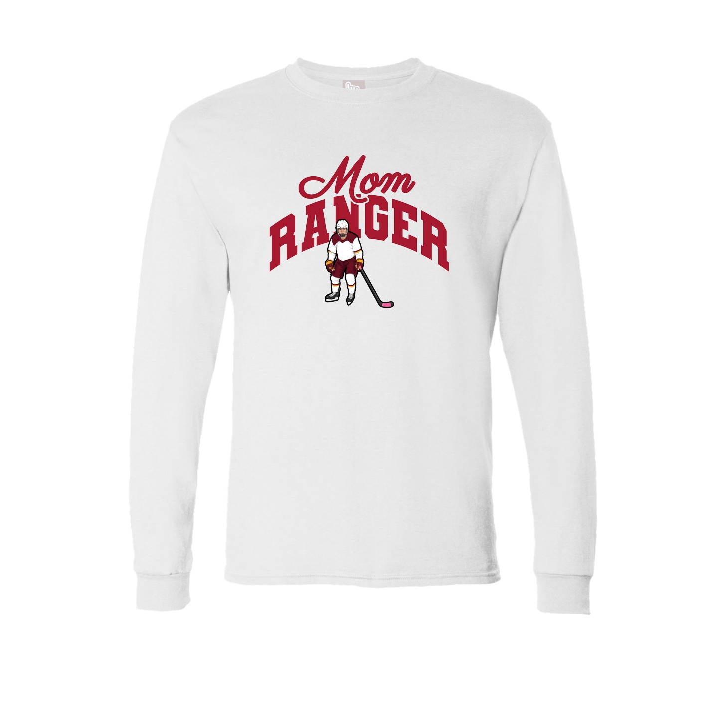 Long Sleeve Tee — Mothers Day Arch in White