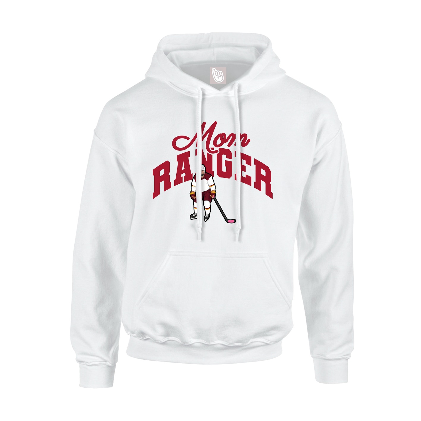 Youth Hoodie — Mothers Day Arch in White