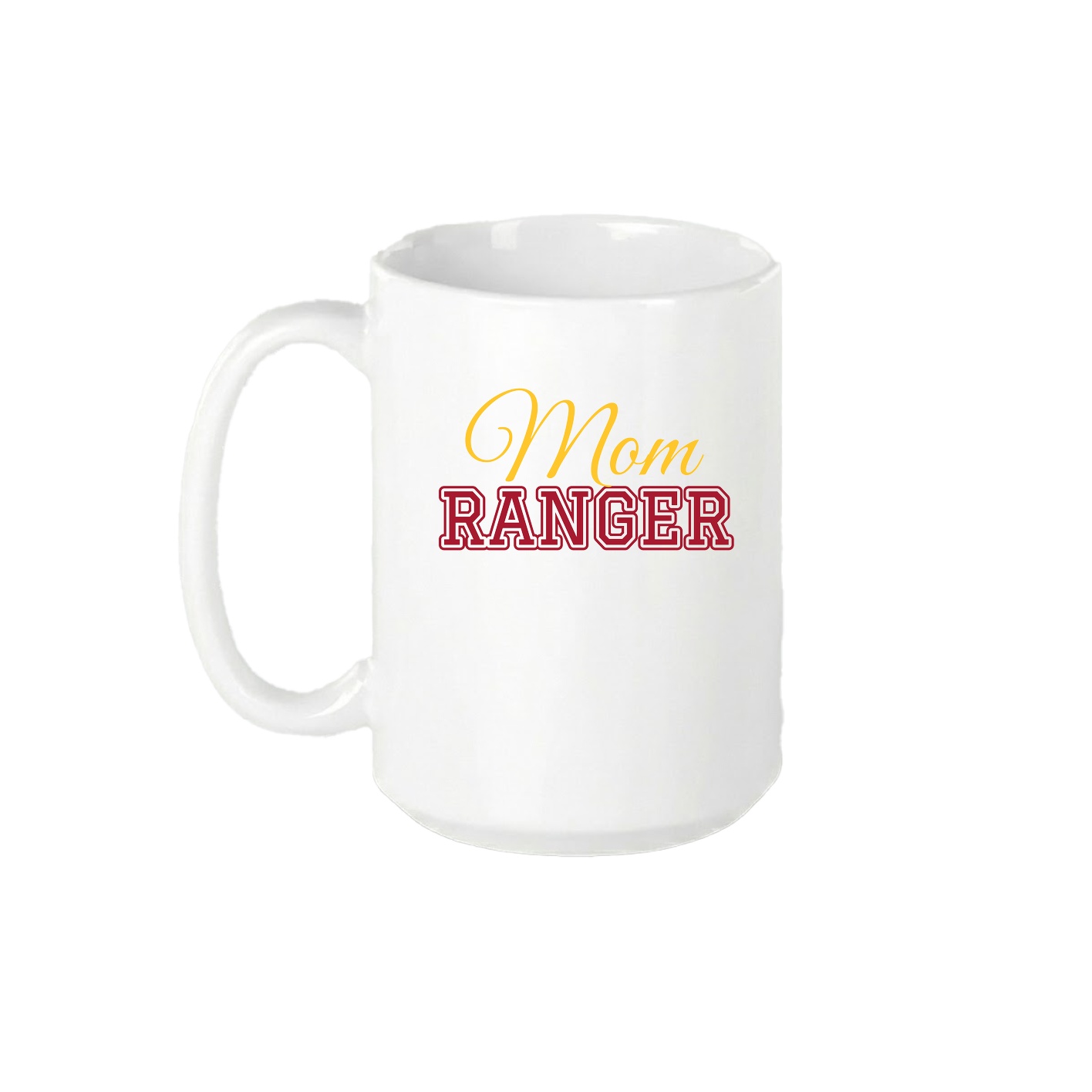 15oz Coffee Mug — Mothers Day Block in White