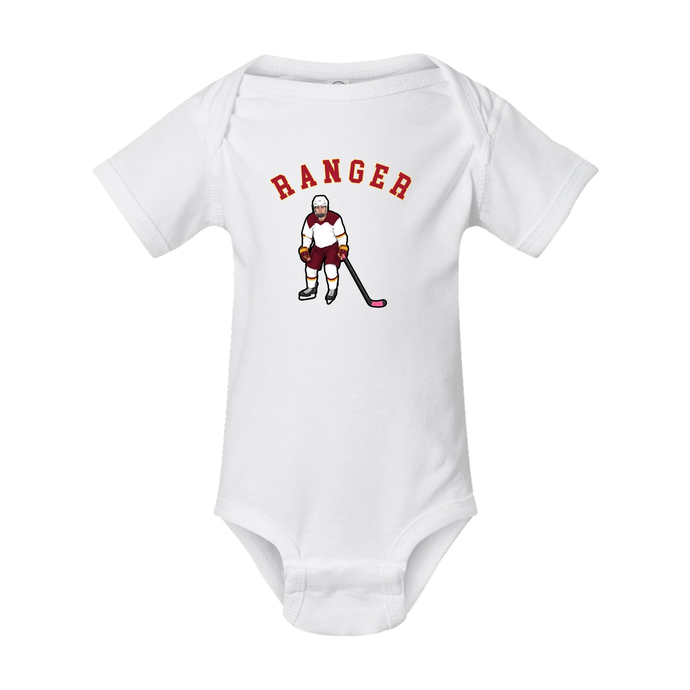 Baby Onesie — Shirsey Arch in White