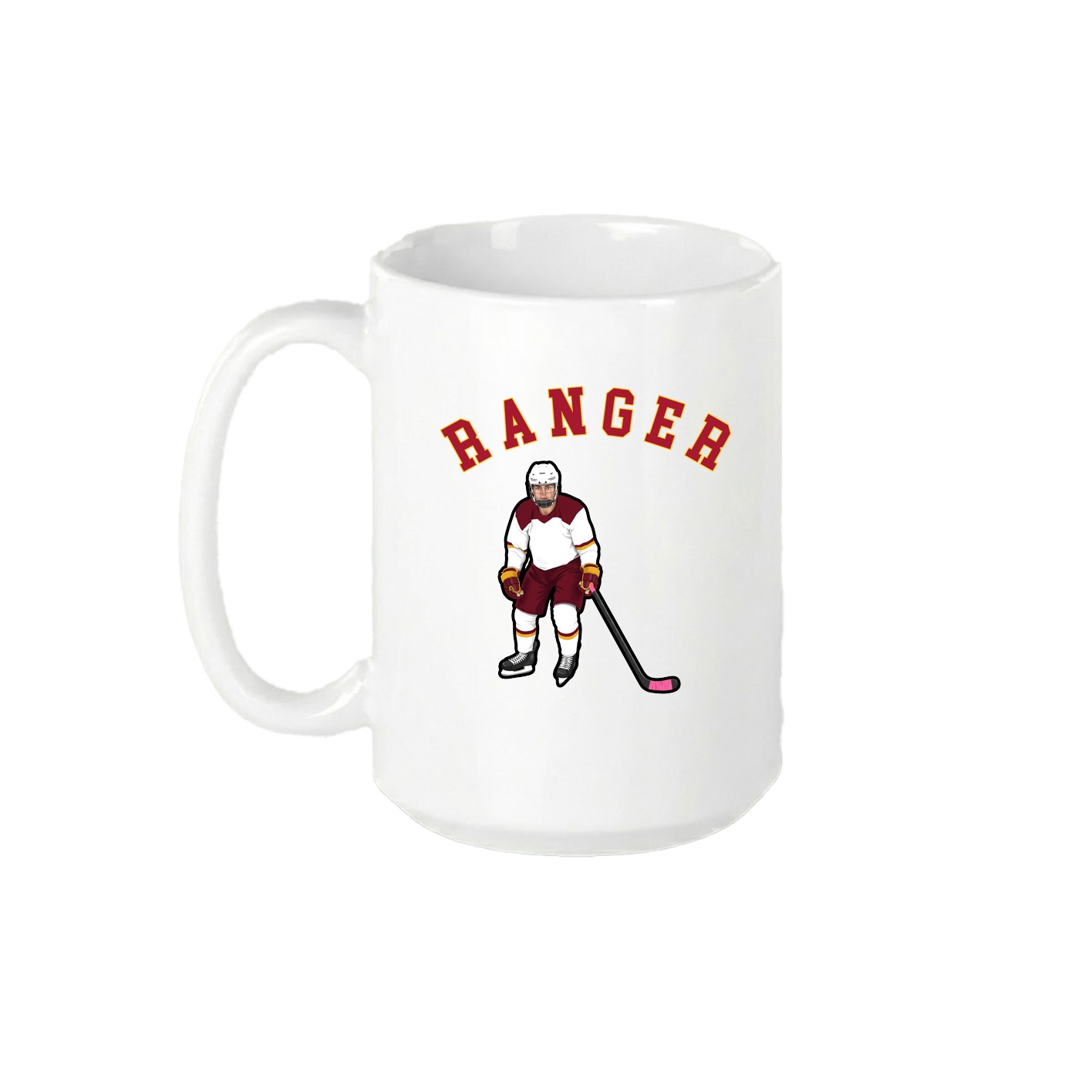 15oz Coffee Mug — Shirsey Arch in White