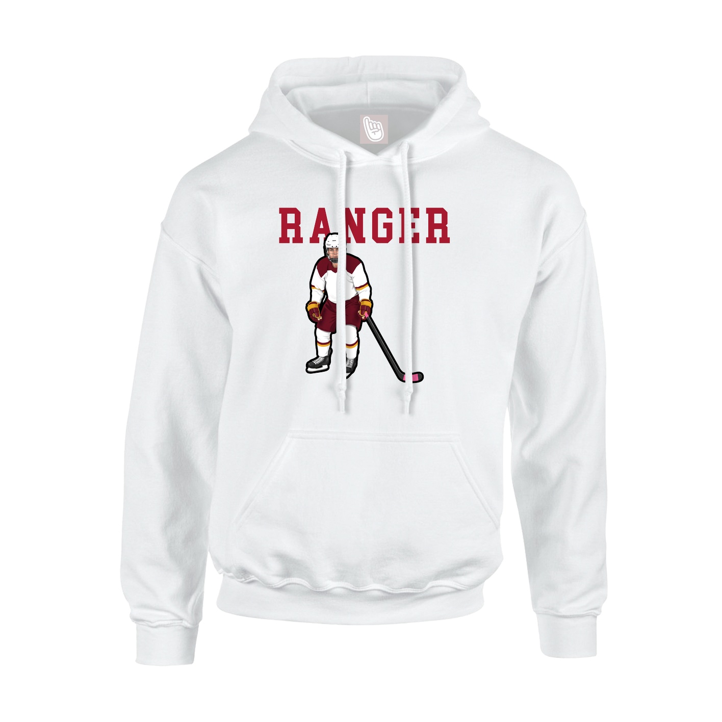 Youth Hoodie — Shirsey in White