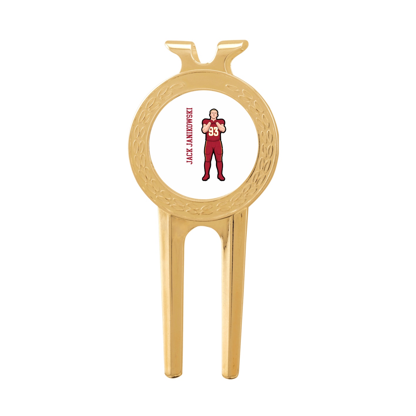 Divot Tool with Ball Marker — Name Vertical in Classic