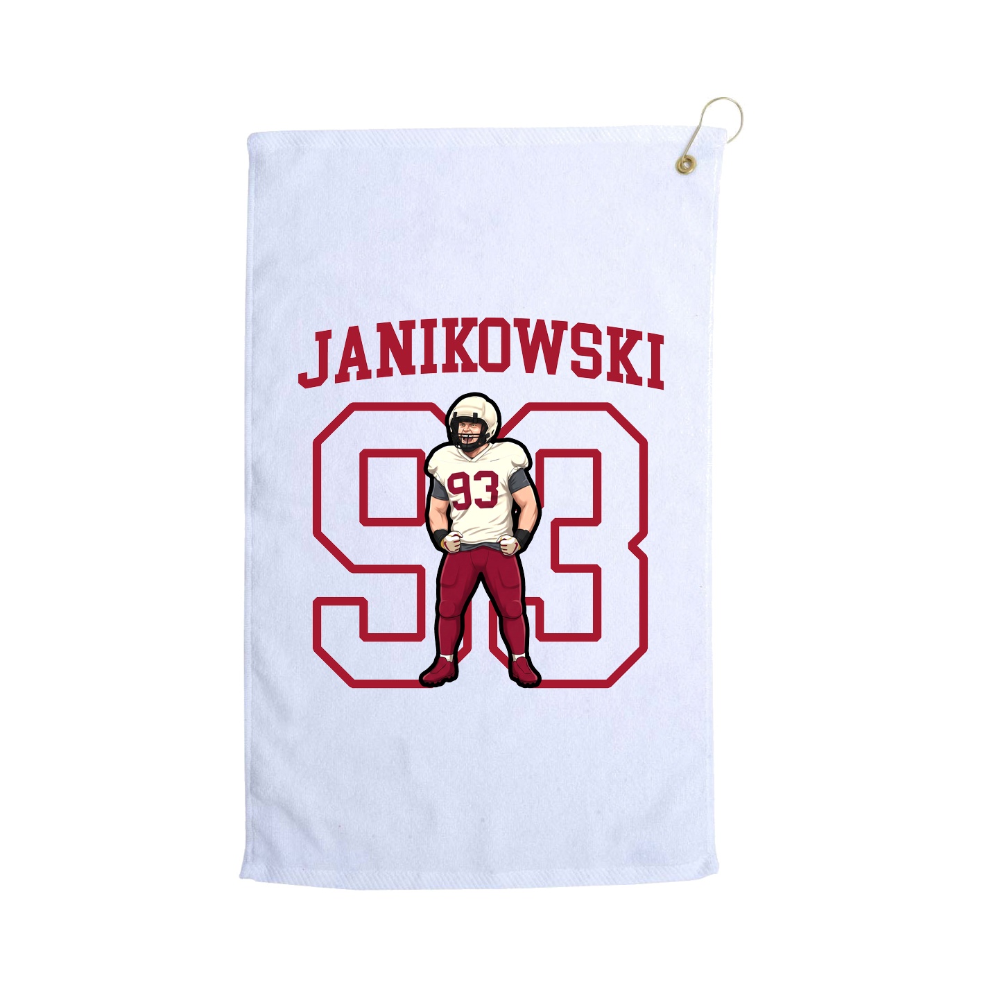 Golf Towel — Shirsey in White