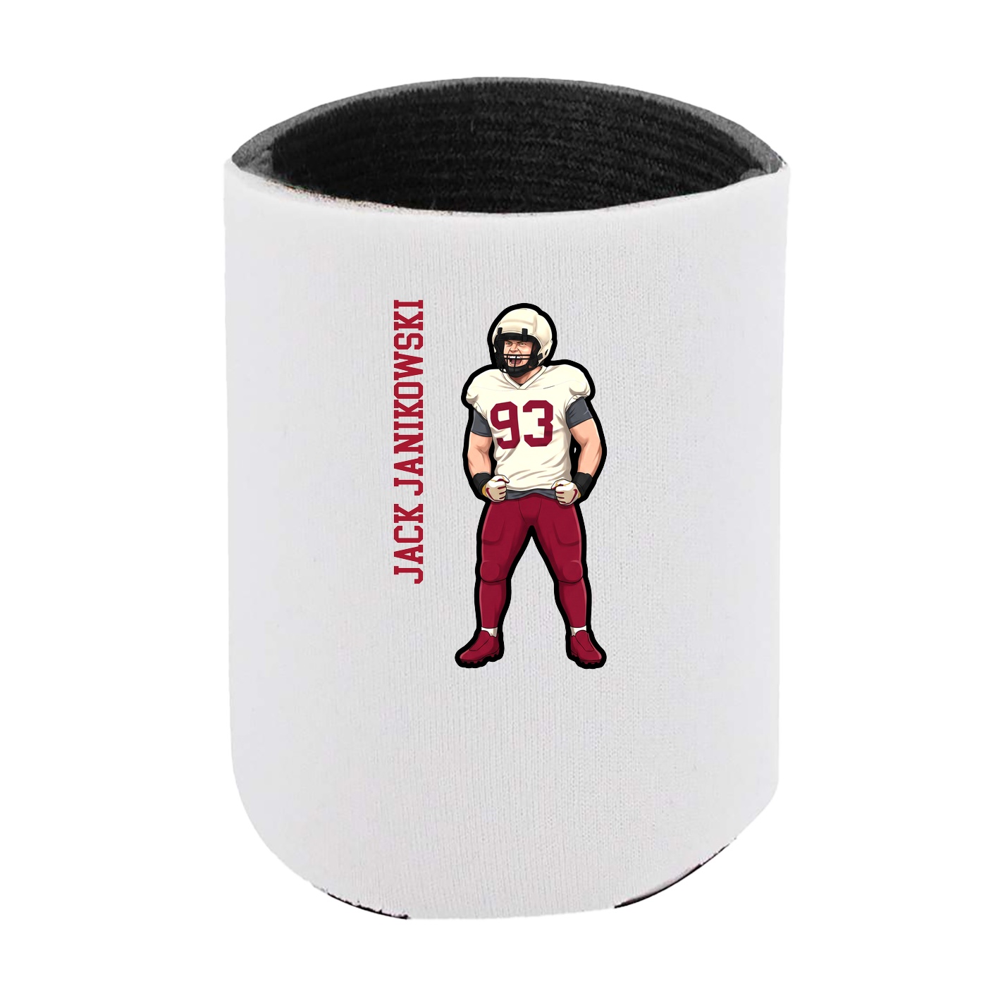 Can Holder — Name Vertical in White