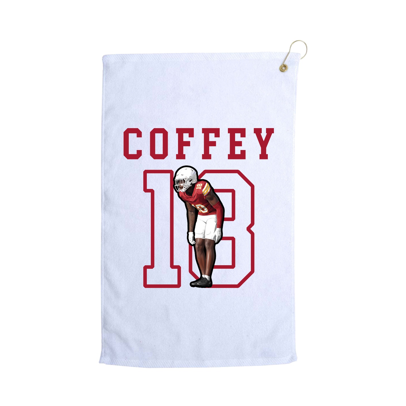 Golf Towel — Shirsey in White