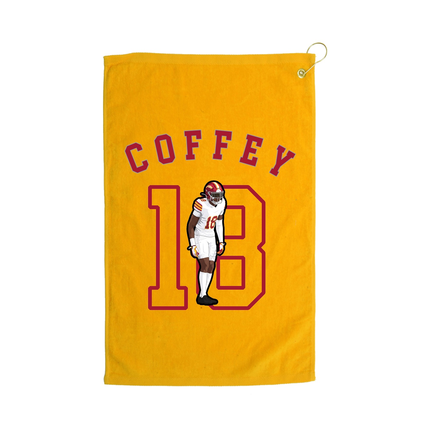 Golf Towel — Shirsey Arch in Gold