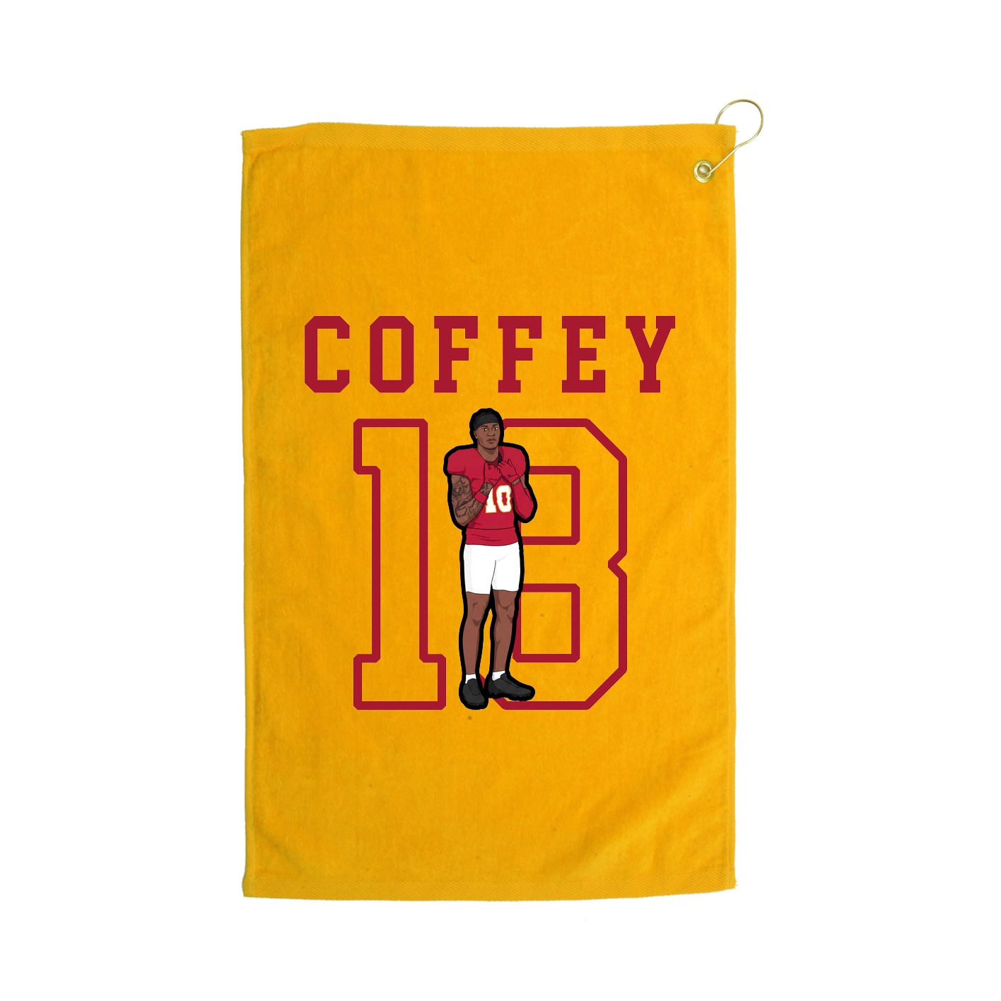 Golf Towel — Shirsey in Gold