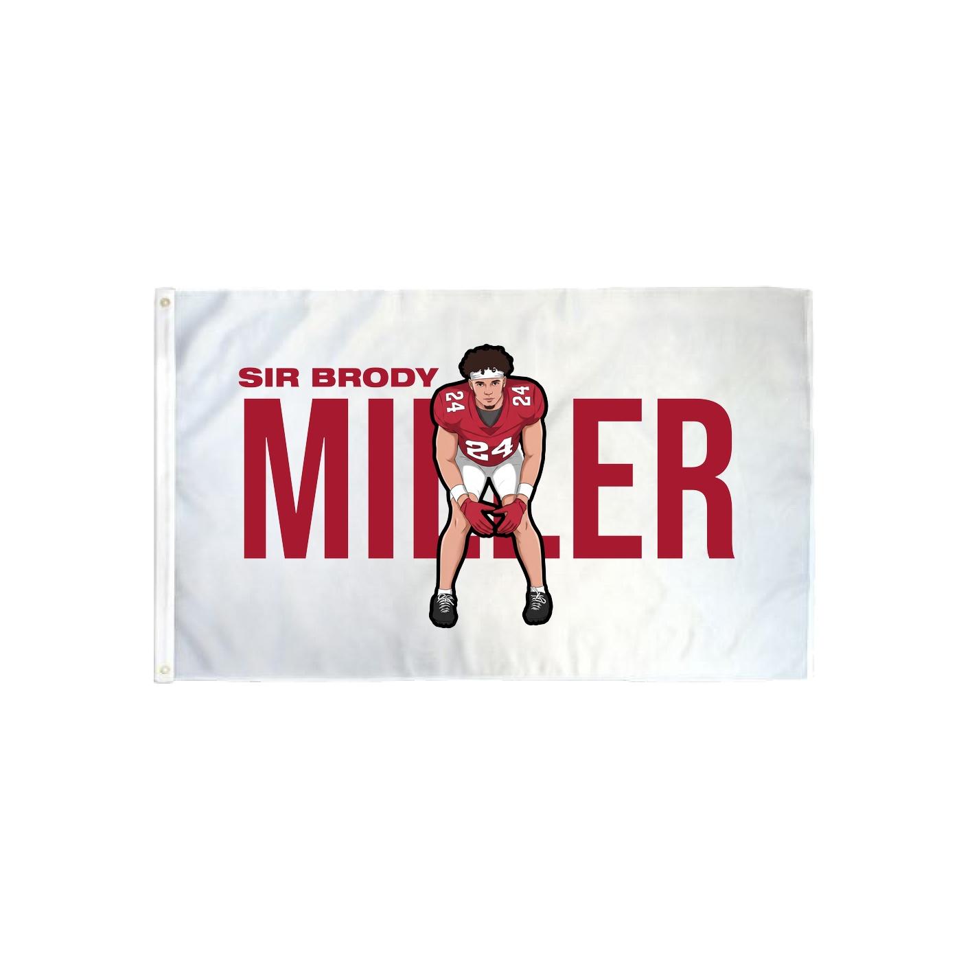 3x5 Flag — Player Name in Classic